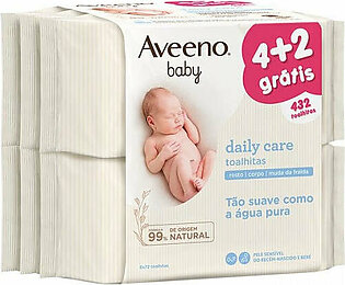 Aveeno Promo Pack: Aveeno Baby Wipes 6x72