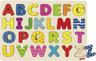 Goki 57672 - alphabet puzzle, uppercase le... [Toy]