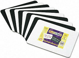 Chenillekraft Combination Dry Erase Chalk Board - 12" X 9" - Black Board, White Board (988310)