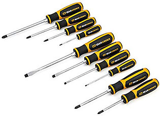Gearwrench 80060H 10 Pc. Phillips®/slotted/pozidriv® Dual Material Screwdriver Set