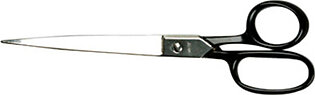 Westcott Galleria Shears - 4.50" Cutting Length - 9" Overall Length - Pointed - Left/right - Nickel Plated, Forged Carbon Steel - Black (10252_40)