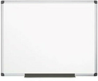 Bi-silque Platinum Plus Dry Erase Board - 72" Width X 48" Height - White Porcelain Surface - Silver Aluminum Frame - Film - Mount - 1 Each (cr1201170mv)
