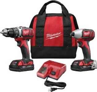 Milwaukee Electric Tools 2691-22 Milwaukee 2-piece M18 Compact Lithium Ion Drill/driver And Impact Wrench Combo W/ [2] Batteries Kit 262122