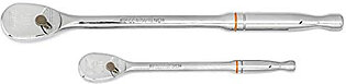 Kd Tools KDT-81268T 2 Pc 1/4in, 3/8in Drive 90 Tooth Full Polish Long Handle Ratchet Set