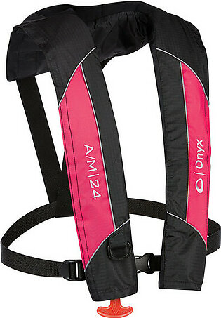 Absolute Outdoor 1320105414 A/m-24 Auto/manual Life Jacket Pink 13200010500414