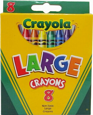 Crayola 52-0080 Crayon - Assorted Wax - 8 / Box (520080)