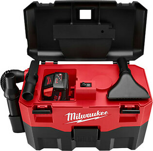 Milwaukee Electric Tools 0880-20 Milwaukee M18 2-gallon Wet / Dry Vacuum W/ 6 Ft. Hose, Crevice Tool, Utility Nozzle [bare Tool]