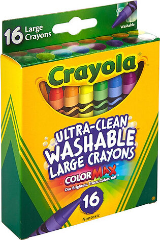 Crayola Washable Crayons - 16 / Box (cyo-523281)