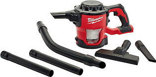 Milwaukee Electric Tools 0882-20 Milwaukee M18 Compact Vacuum With 4 Ft. Hose, Crevice Tool, Extensions And Floor Tool