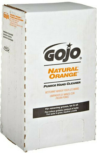 GO-JO INDUSTRIES 7255 Natural Orange Pumice Hand Cleaner Refill, Citrus Scent, 2000 Ml, 4/carton