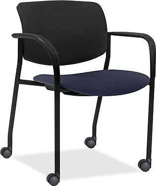 Lorell Stack Chairs with Plastic Back & Fabric Seat (83115a204)
