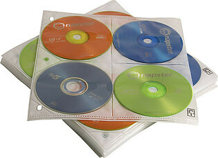 Case Logic 200 Capacity Cd Album Refill Pages - Slide Insert - Plastic - Clear (CDP200)