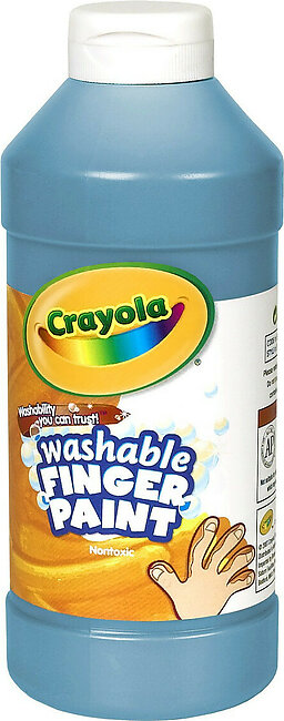 Crayola Washable Finger Paint Marker - 2 Lb - 1 Each - Blue (cyo-551332042)