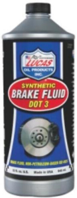 Lucas Oil 10826 12-pack Of Dot 3 Brake Fluid, 32 Oz. [384 Oz. Total]
