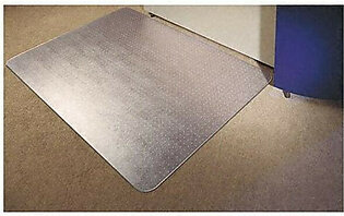 Cleartex General Office Chair Mat - Home, Office - 60" Length X 48" Width X 90 Mil Thickness Overall - Polycarbonate - Clear (1115223ER)