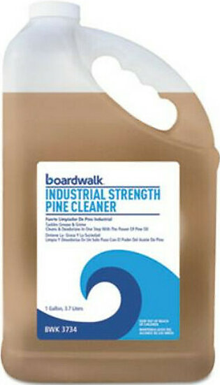 Boardwalk 4734EA Industrial Strength Pine Cleaner, 1 Gal Bottle BWK4734EA