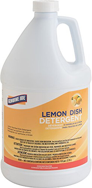 Genuine Joe Lemon Dish Detergent Gallon (gjo-10359)