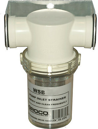 Groco WSB-1000-P 1" Fresh Water Strainer W/plastic Basket