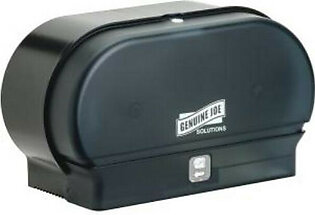 Genuine Joe Bath Tissue Manual Dispenser - 2000 X Sheet, 2 X Roll - Black - Sliding Door (gjo-98213)