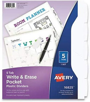 Avery® Write/Erase Plastic Dividers (ave-16826)