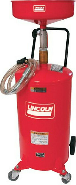 Lincoln Industrial 3601 18-gallon Steel Portable Oil Drain With Dispense Capabilities