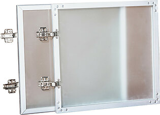 Lorell Wall-mount Hutch Frosted Glass Door - 36" Width - Frosted Glass - Frost (llr-59577)