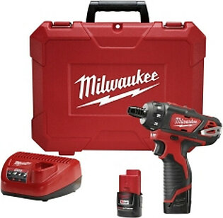 Milwaukee Electric Tools 2406-22 Milwaukee M12 1/4 Hex 2-speed Cordless Screwdriver W/ [1] Battery Kit