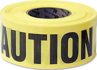Great Neck Yellow Caution Tape - 1000 Ft Long Yellow Tape (10379)
