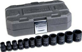 Gearwrench 84931N 12 Piece 1/2" Drive 6 Point Sae Impact Socket Set