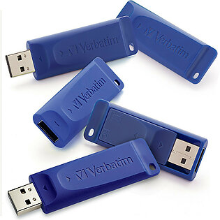 Verbatim 8gb Usb Flash Drive - 8 Gb - Blue - 5 Pack (99121_2_1)