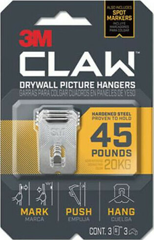 3M CLAW Drywall Picture Hanger (3ph45m-3es)