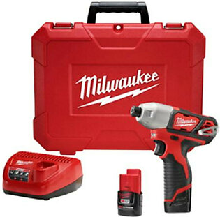 Milwaukee Electric Tools 2462-22 Milwaukee M12 1/4 In. Hex Impact Driver W/ [1] Battery Kit