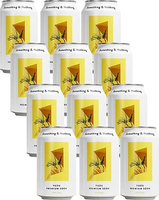 Something & Nothing Yuzu Soda (12 cans)