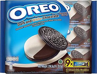 Nabisco Oreo Cookies from Indonesia, Black and White Flavor