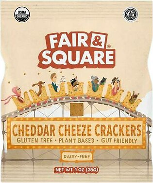 Fair & Square, Cheddar Cheeze Crackers (1 oz)