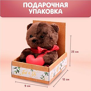 Soft toy "Ted with a heart" bear