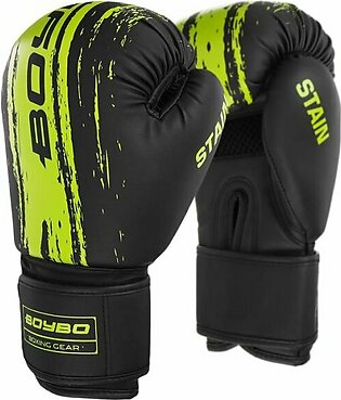 BoyBo Stain Boxing gloves, Flex, green, 14 oz