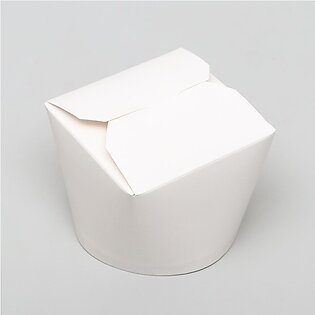 Lapshi container "wok", white, 0.45 liter set 50 pcs