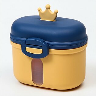 Baby food storage container "Crown", 240 gr., Yellow color