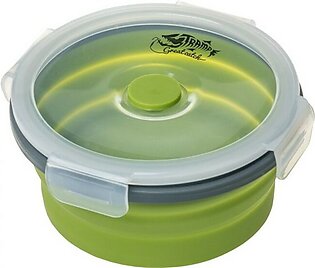 Folding container with a lid-cover 550 ml, olive color