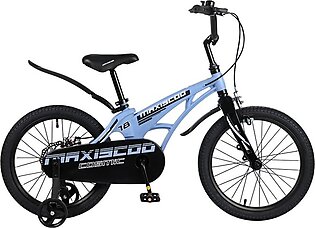 Bicycle 18 "Maxiscoo Cosmic Standard, Blue matte color