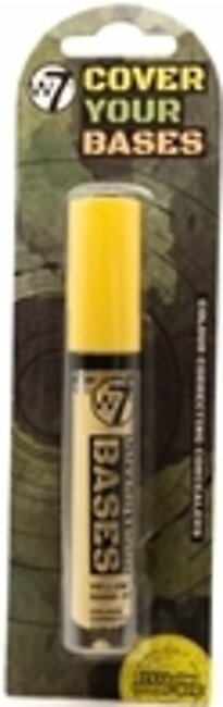 w7 COVER YOUR BASES, Yellow Good Bye Color Correcting Concealer .17 fl oz