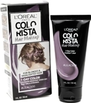 L'Oreal COLORISTA Hair Makeup 1 Day Color for Blondes & Highlighted Hair, Lilac500 1 fl oz