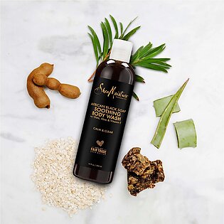 Shea Moisture African Black Soap Soothing Body Wash 13oz