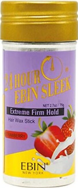 Ebin New York 24 hours Edge Tamer Sleek Hair Wax Stick Extreme Firm Hold 2.7oz