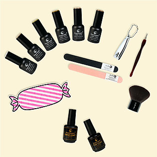 6 Colors Gel Nail Polish Kit with Essential Nail Tools_Cozy Sweater
