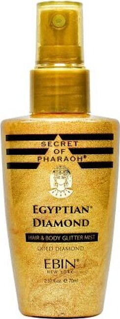 Ebin New York Secret of Pharaoh Egyptian Diamond Hair & Body Glitter Mist 2.37oz/ 70ml