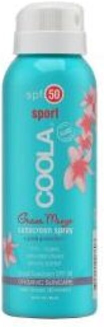 COOLA Travel Size Classic Body Organic Sunscreen Spray SPF 50 - Guava Mango
