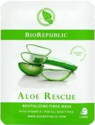 BioRepublic Aloe Rescue Revitalizing Fiber Mask 10 Masks