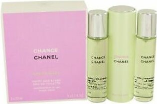 Chance by Chanel Mini Eau Fraiche Spray + 2 Refills 3 x.7 oz for Women